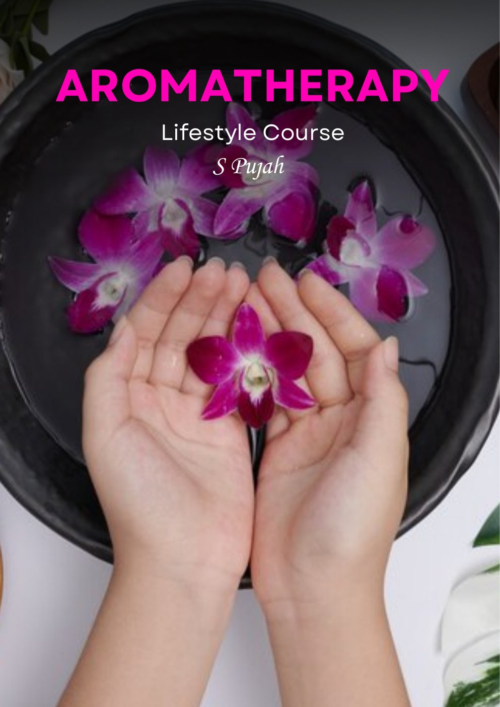 Aromatherapy brochure cover